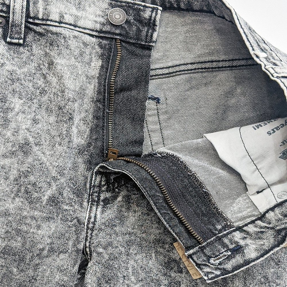 Levi's 569 Loose Straight Stretch Jeans Black Acid - Picture 3 of 5